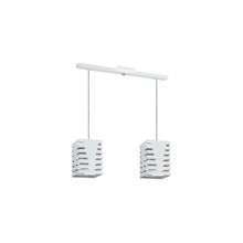 Cargar imagen en el visor de la galería, Colgante Techo Diseño Chester 2 Luces + Foco Led