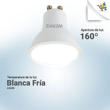 Cargar imagen en el visor de la galería, Lampara Dicroica Led 6w 7w Pack X 10 Unidades