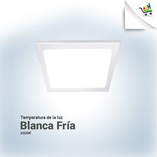Cargar imagen en el visor de la galería, Panel Led 18w Embutir Cuadrado