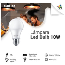 Cargar imagen en el visor de la galería, Lampara Foco Led 10 = 65w Philips - Pack X 10u.