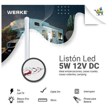 Cargar imagen en el visor de la galería, Listón Led 30 Cm Werke 12 Volts.