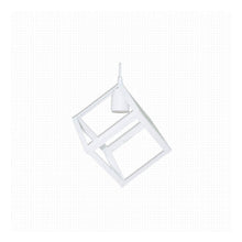 Cargar imagen en el visor de la galería, Lampara Colgante Cubo Negro Vintage C-1007 Pack X2u.