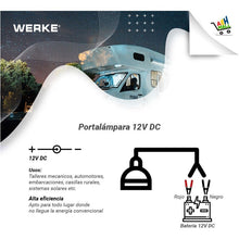 Cargar imagen en el visor de la galería, Portatil 12w 12v Dc Con Lampara Led - Werke