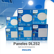 Cargar imagen en el visor de la galería, Panel De Embutir Led Redondo Cuadrado 24w Philips