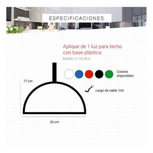 Cargar imagen en el visor de la galería, Iluminacion Colgante Pvc Para Lampara Led.