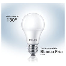 Cargar imagen en el visor de la galería, Lampara Focos Led 7w - Philips - Bajo Consumo -pack X 10u.