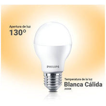 Cargar imagen en el visor de la galería, Lampara Foco Led 12w = 80w Philips - Pack X 10u.