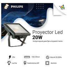 Cargar imagen en el visor de la galería, Proyector Led 20w Ultra Delgado Última Generación
