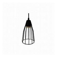 Cargar imagen en el visor de la galería, Lampara Colgante Deco Vintage 1 Luz Jaula Cono
