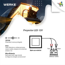 Cargar imagen en el visor de la galería, 12 Volts - Proyector Led 10w  Para Corriente Continua

