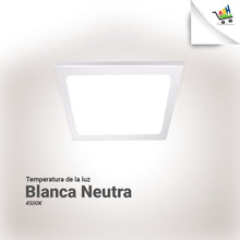Cargar imagen en el visor de la galería, Panel Led  18w Embutir Cuadrado
