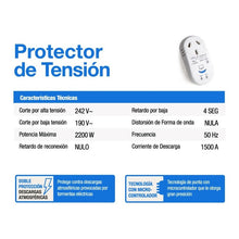 Cargar imagen en el visor de la galería, Protector Tension Lavarropa 2200w Corte De Luz
