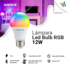 Cargar imagen en el visor de la galería, Lampara Led Smart Rgb 12w Werke
