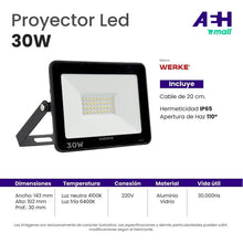 Cargar imagen en el visor de la galería, Proyector Led 30w Última Generación
