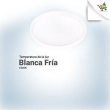 Cargar imagen en el visor de la galería, Panel Led  12w Embutir Redondo
