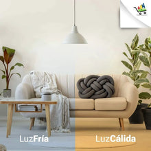 Cargar imagen en el visor de la galería, Lampara Led Blanca 12w Luz Cálida Pack X 10 U-
