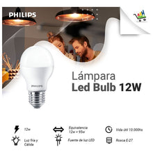 Cargar imagen en el visor de la galería, Lampara  Foco Led 12w = 80w  Philips - Pack X 10u.

