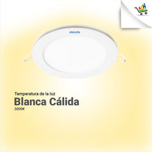 Cargar imagen en el visor de la galería, Panel De Embutir Led Redondo Cuadrado 18w Philips
