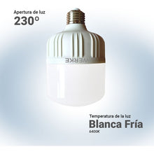 Cargar imagen en el visor de la galería, Lampara Galponera Led Alto Poder 40w High Power  E27 - Werke
