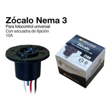 Cargar imagen en el visor de la galería, Zocalo Para Fotocelula Exterior Norma Nema

