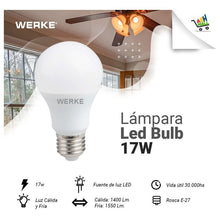 Cargar imagen en el visor de la galería, Lampara Led Blanca 17w 18 W Fría Pack X 10u
