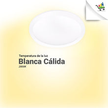 Cargar imagen en el visor de la galería, Panel Led Embutir 24w Redondo Cuadrado
