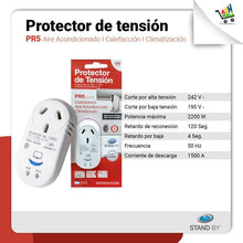 Cargar imagen en el visor de la galería, Protector De Tensión  Aire Acondicionado  Calefactores 2200w
